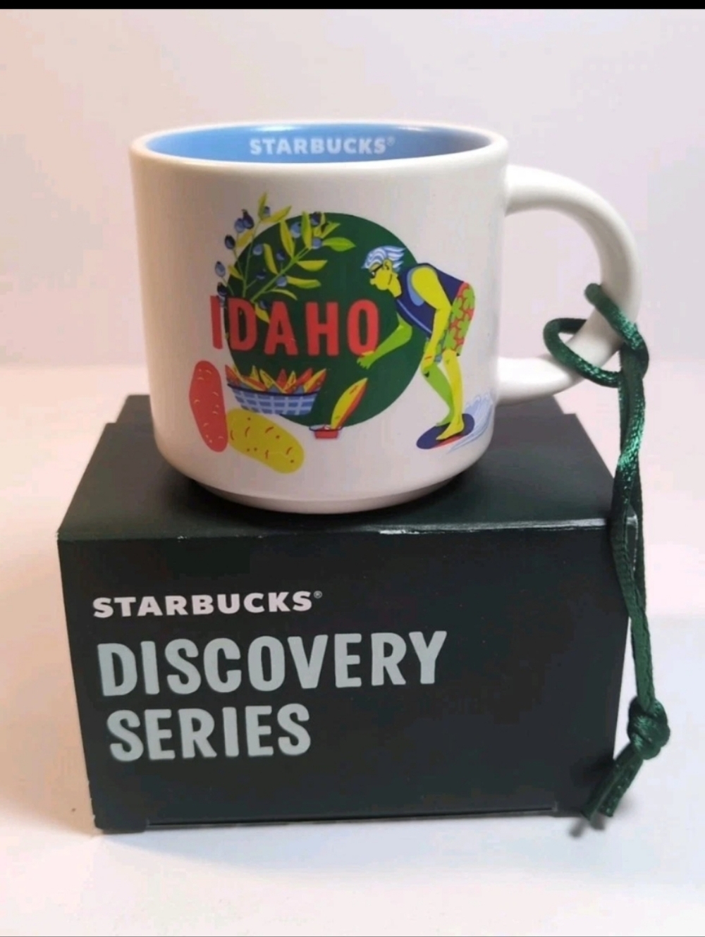 NEW RARE 2025 Starbucks Discovery Series New In Box Mug Ornament 2 Oz IDAHO
